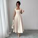 Slim Fitting A Line Vest Dress Long Skirt Solid Color Fashionable Elegant Women's Clothing Tops New Arrivals From Platforms_ecoleips.com