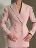 Women's Clothing Elegant Lace Skirt & Blazer Set – Women's Office-to-Evening Two-Piece Outfit_ecoleips.com