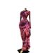 Spring/Summer Elegant Classy Printed Long Dress for Women European American Style Cross Border Pleated 2026 Vacationwear_ecoleips.com