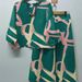 Women's Casual Fashion 2-Piece Set Suit Shirt And Wide-Leg Pants Regular Fit Summer Polyester_ecoleips.com