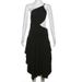 Summer New Sexy Women's Sleeveless Backless Long Dress European And American Style Cross Border Wholesale with Slit Hem_ecoleips.com