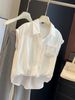 Korean Style Women's Faux Shirt Short Sleeved Two Piece Top Summer 2026 Fashionable Elegant Age Reducing Super Popular_ecoleips.com