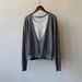 Yanshuang V-Neck Knitted Sweater + Striped Vest Two-Piece Set For Women Autumn New Versatile Slimming Lazy Top P576_ecoleips.com
