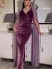 Women's Clothing Autumn And Winter New Women's Clothing Hip Sleeve Evening Dress_ecoleips.com