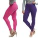 Unbeatable Quality Russian Milk Silk Brushed Solid Color With Stretch 9/10 Leggings For Slim Fit Women_ecoleips.com
