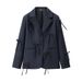 Women's Clothing Women's Fashion Casual Bow Decorated Suit Jacket Style Homme Clothing Stylish And Fashionable_ecoleips.com