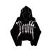 Unisex Dark Letter Print Hoodie European American Gothic Style Personality Street Harajuku Trend Loose Sweater_ecoleips.com