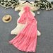 Women's Summer Style Sexy Alluring Vacation Outfit Irregular Halter Neck Suspender Top with Slit High Waisted Skirt Set_ecoleips.com