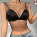 New Sexy Mesh Crop Tops For Women Summer Rhinestones Fashion Party Club See Through Fishnet Tank Hollow Out Backless Top_ecoleips.com