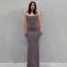 Women's Clothing Peach Pure Desire Slim Peach Hip Sling Long Fishtail Skirt_ecoleips.com