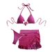 Seamless Gradient Bikini Set – Sheer Mesh Cover-Up & Adjustable Swimwear For Women | Beach Vacation Essentials_ecoleips.com