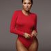 Autumn New Solid Color Slim-fit Crew Neck Long-sleeved Primer Onesie_ecoleips.com