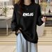 Women's Fleece Lined Thick Sweatshirt Korean Style Versatile Outerwear Top Trendy Brand Design Niche Autumn New_ecoleips.com