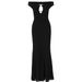 European American Women's Clothing 2025 Autumn And Winter New Fashion Sexy Backless Hollow-out Solid Color Slim-fit_ecoleips.com