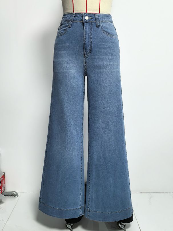 K New Retro Wide Leg Jeans For Women, Loose And Slimming_ecoleips.com