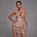 Women's Clothing New Bandage Dress Puff Sleeves Slim Fit Split Temperament Tassel Women's Mid Length Skirt_ecoleips.com