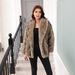 Faux Fur Coat Women's Fashion Winter Long Coat Belted Fluffy Jacket Elegant Streetwear Outerwear For Women_ecoleips.com