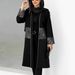 Women's Long Sleeve Longline Cardigan Jacket - Retro Print Casual Loose Fit Open Front Coat For Autumn Winter_ecoleips.com