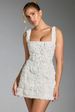 Women's Floral Square Neck Sleeveless Bodycon Tie Strap Mini Dress – Sexy & Stylish Summer Outfit_ecoleips.com