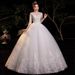 off the Shoulder French Style Wedding Dress Elegant Slimming 2025 New Style Cross Border D30 Wholesale Women's Clothing Party Wear_ecoleips.com