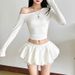 Verve 2025 Spring A-line Puff For Women Low Waist Slimming Hot Girl Short Half Skirt Skort_ecoleips.com