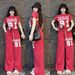 Women's Clothing Summer Fashion Slim Fit Two Piece Set Casual Letter Print Top With Wide Leg Pants Full Length Straight Leg Design_ecoleips.com