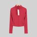 LU Women's Short Sports Stand Collar Jacket Slim Fit Running Fitness Pilates Yoga Clothing_ecoleips.com