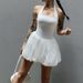 Naked Sports Dress With Chest Pad, Women's Anti-light Backing, Tennis Skirt, Breathable_ecoleips.com