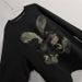 Women's Clothing New Cartoon Embroidered Letters Camouflage Rabbit Long Sleeved Sweater Female Round Neck Top_ecoleips.com