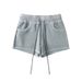 Women's Clothing Color Bright Line Casual Shorts Hot Girl Low Waist Drawstring Slim Sports Hot Pants_ecoleips.com