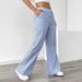 Streetwear Striped Wide-Leg Pants – Oversized Unisex Trousers | Polyester-Spandex Blend | S-XXL | Sky Blue/Red/Yellow/Taupe | Retro Fashion Pants_ecoleips.com