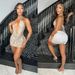 Women's Clothing Sexy Mesh Hot Diamond See Through Nightclub Dress For Women_ecoleips.com