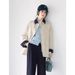 Minimally Contrasting Khaki Design With A Sense Of Small Stature, Short Windbreaker, Women's Coat, 2025 Spring New Item_ecoleips.com