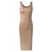 2025 European And American Summer New Casual Women's Clothing Sexy Tank Top Long Sleeveless Slim-Fit_ecoleips.com