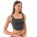 2026 New Soft Denim Yoga Sports Vest, Women's U-shaped Elastic Back, Quick Drying Fitness Top For External Wear_ecoleips.com