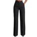 Women's High-Waisted Striped Wide-Leg Suit Pants Summer Elegant Fashionable Versatile Bottoms_ecoleips.com