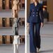 2025 European And American Best-Selling New Striped Long-Sleeve Elegant Commuting Slim-Fit Waist-Cinching Women's Suit_ecoleips.com