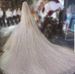 Cathedral Veil With Scalloped Edge – Shimmering Single-Layer Tulle Bridal Face Cover For Wedding Ceremonies (White, 75cm-350cm Length, U-Shape)_ecoleips.com