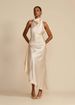 Women Fashion Sexy Satin Backless High Slit Dress Slim Fit Formal Evening Party Gown_ecoleips.com
