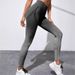 Women's high waist gradient hip-lifting fitness pants women's running tight-fitting quick-drying yoga pants_ecoleips.com
