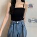 Summer French Niche Design Top Ins Trend Internet Celebrity Slim Fit Outerwear Knitted Vest Inner Wear Small Camisole_ecoleips.com