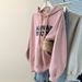Real Shot Of Foreign Trade: Women's Lightweight Long-sleeve Sweatshirt Elaborate Letter Embroidery, New Spring/autumn_ecoleips.com