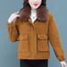 girl Girl Girl Petite Age-Reducing Short Parka For Women 2025 Autumn Winter New Fleece-Lined Thickened Cold-Proof Jacket_ecoleips.com
