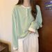 women's Faux Two-piece Sweatshirt, Spring And Autumn Thin Style, 2022 New Model, Loose-fitting Korean_ecoleips.com