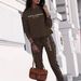 Women's Fashionable Casual Striped Two Piece Set American Style Export Trendy Print Clothing Hot Selling_ecoleips.com