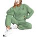 Aria Basics 2024 Autumn/Winter European American Cross-Border Women's Jacquard Long-Sleeve Sweatshirt Pants Set Japanese And_ecoleips.com