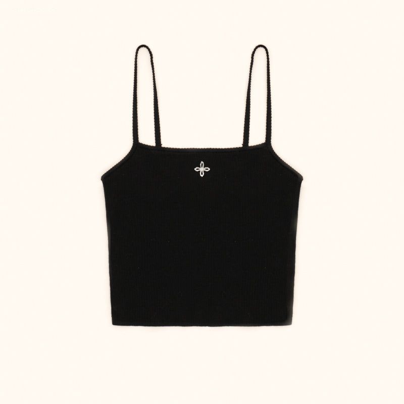 SMFK New Cross Pattern Pima Knit Tank Top_ecoleips.com