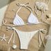 Women's Clothing Shell Lace Bikini Swimsuit Women's Beach Hot Spring Bikini Swimsuit_ecoleips.com