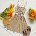 2025 Summer New European And American Cross-Border Women's Fashion Vacation Style V-Neck Tie Sexy Floral Strap Dress_ecoleips.com