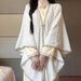 2025 Fall/Winter Yellow Knitted Jacquard New Chinese Cheongsam For Women, Improved Young Style Women's Daily Dress,_ecoleips.com